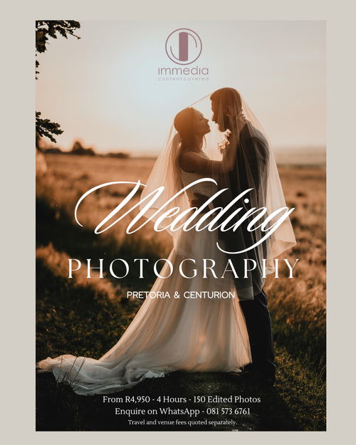 Immedia SA Wedding Photography Package